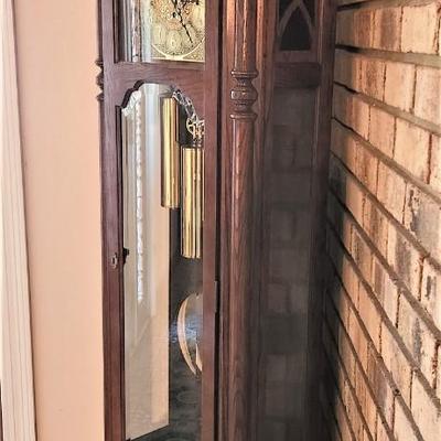 Lot #100 Handsome Ridgeway Grandfather Clock - working condition