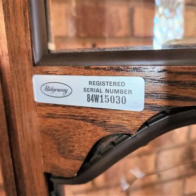 Lot #100 Handsome Ridgeway Grandfather Clock - working condition