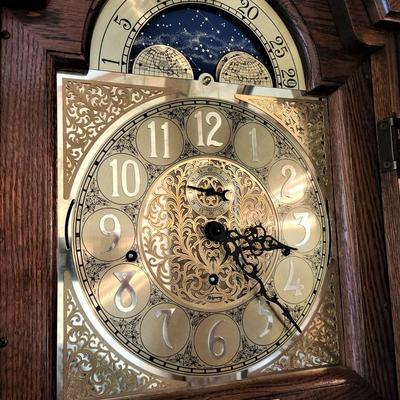 Lot #100 Handsome Ridgeway Grandfather Clock - working condition