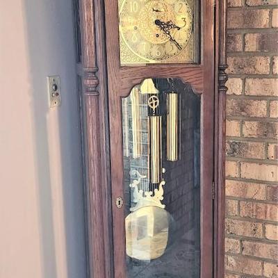 Lot #100 Handsome Ridgeway Grandfather Clock - working condition