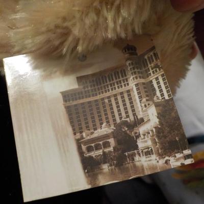 " Original Teddy Bear made for Bellagio Las Vegas".