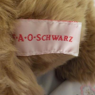 " Original Teddy Bear designed for FAO Swartz Co. "