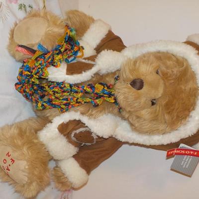 " Original Teddy Bear designed for FAO Swartz Co. "