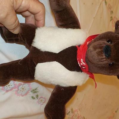 " The famous Curious George and Honey the brown bear. "