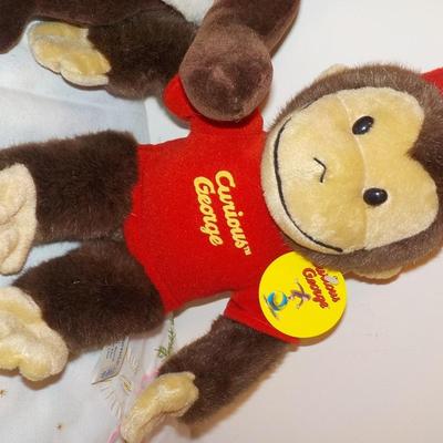 " The famous Curious George and Honey the brown bear. "