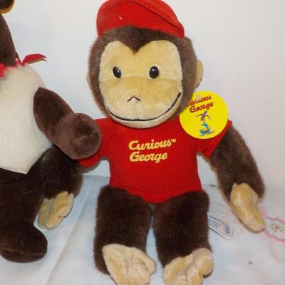 " The famous Curious George and Honey the brown bear. "