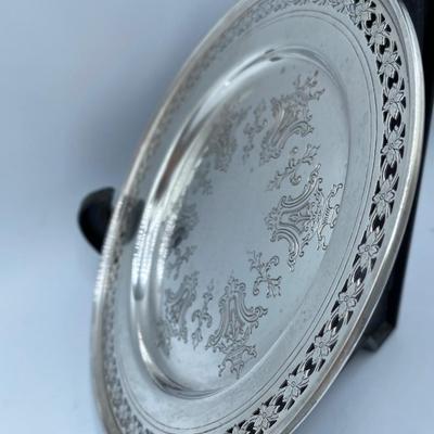 Towle Sterling Silver Pierced Plate