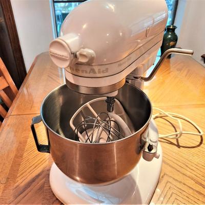Lot #111 KITCHEN-AID Heavy Duty Mixer with attachments