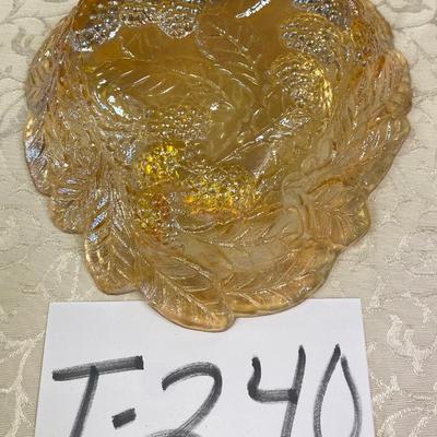 Carnival Iridescent Glass Bowl