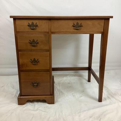 Lot 6071. Vintage Mahogany Pedestal Desk
