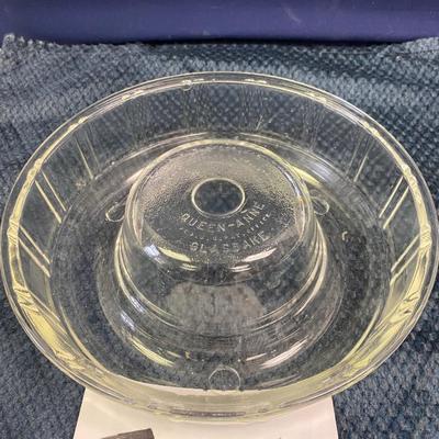 Queen Anne Glass-bake Jello Mold