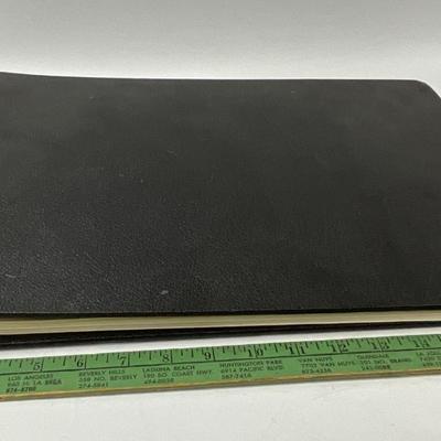 Vintage BInder with accounting graph ledger paper