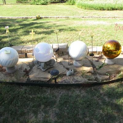 Yard Decor--Large Gazing Globes
