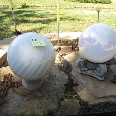 Yard Decor--Large Gazing Globes