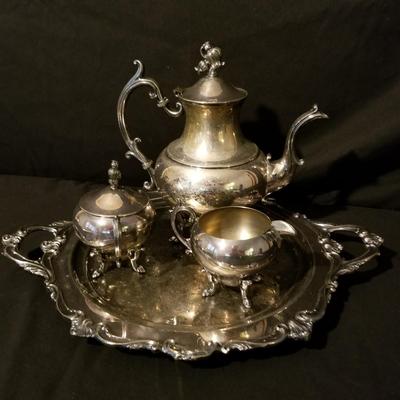 Silverplate Tea Set & More (D-JS)