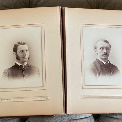 Rare HARVARD Class of 1884 Leather Photo Album of John A. Squire