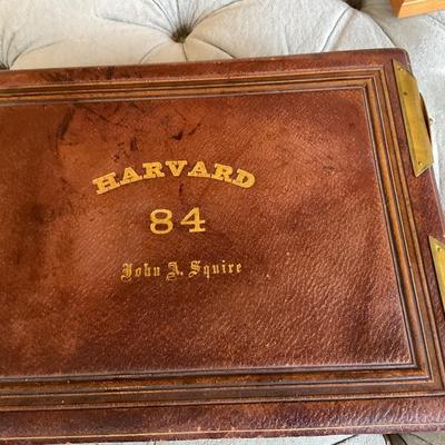 Rare HARVARD Class of 1884 Leather Photo Album of John A. Squire