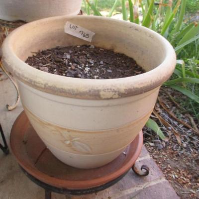 3 Flower Pots and stands