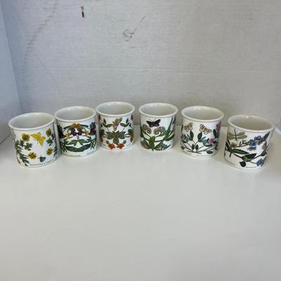 6267 Set of 6 Portmeirion Botanical Garden Small Mugs