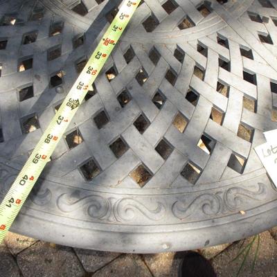 Black Iron Patio Table