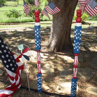 4th of July Yard Decor