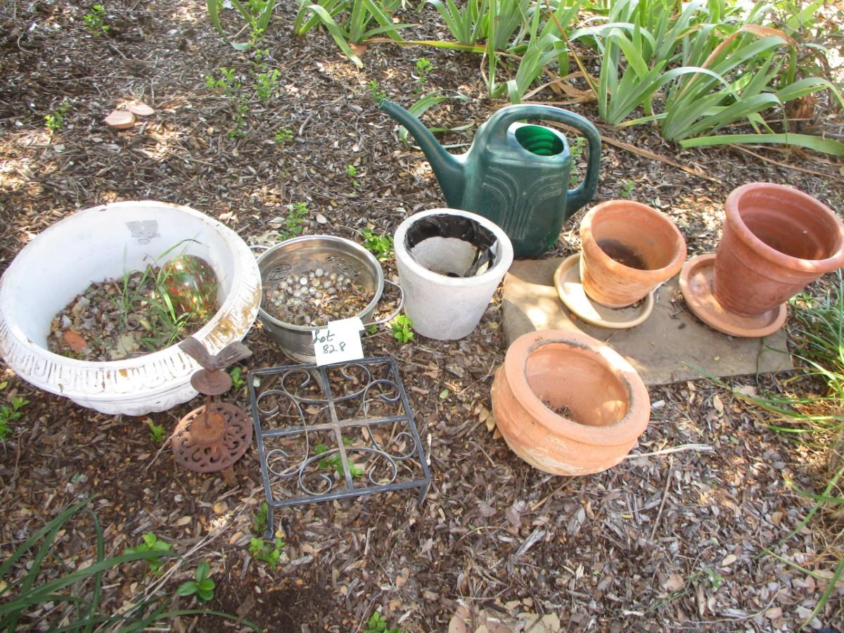 Flower Pots/Watering Can