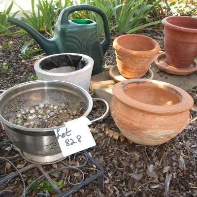Flower Pots/Watering Can