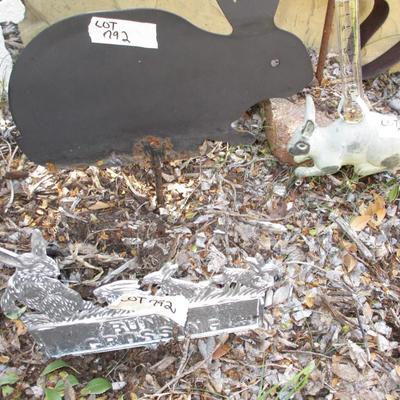 Bunny Yard Decor-