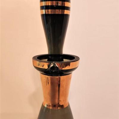 Lot #115  Mid Century Modern Decanter and Glasses
