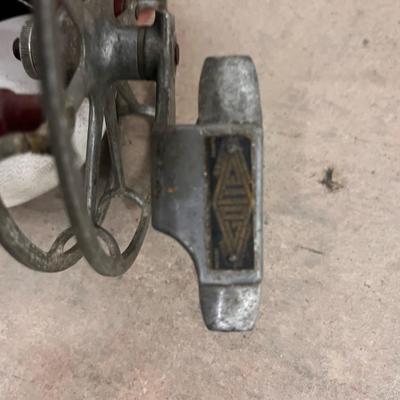 antique fishing reel