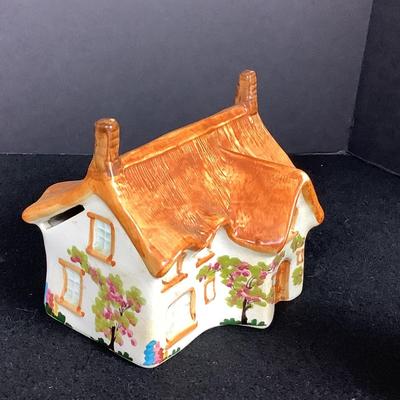 6316 Four Hummel Goelbel Figurines & Tony Raymond Cottage Coin Bank
