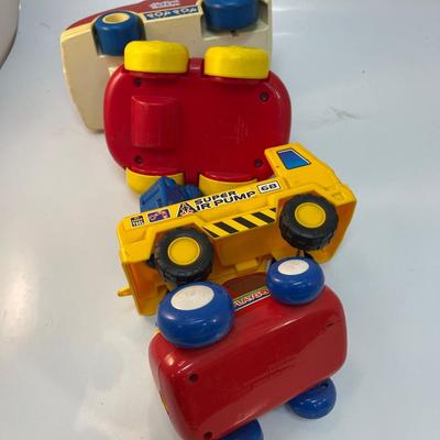 Lot of 8 toy cars trucks and specialty vehicles