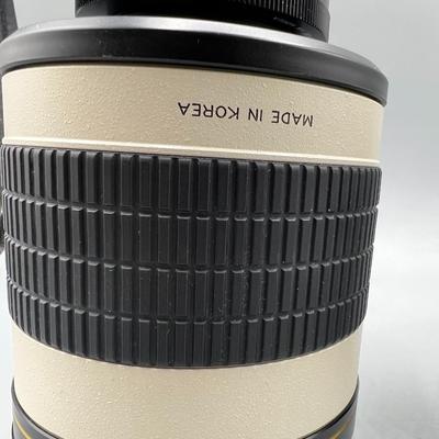 Pair of DSLR Digital Camera Lenses Phoenix 500mm Mirror Lens & Sigma 300mm Macro Lens