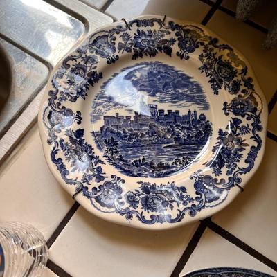 Jason Bro old Britain castles plate