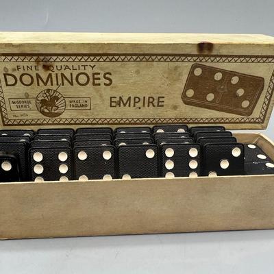 Vintage Empire Fine Quality Dominoes St. George Series Game Set