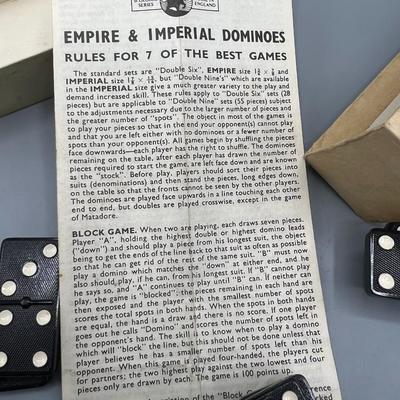 Vintage Empire Fine Quality Dominoes St. George Series Game Set