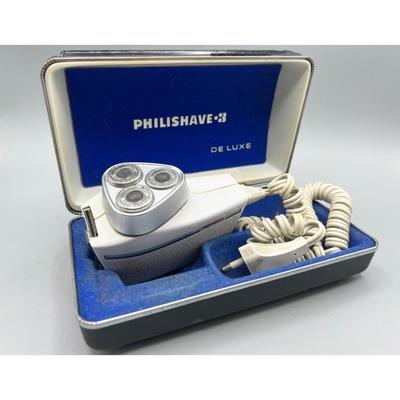 Vintage Philishave 3 Deluxe Phillips U.K. British Shaver