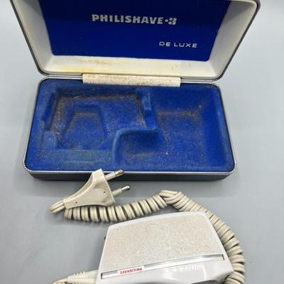 Vintage Philishave 3 Deluxe Phillips U.K. British Shaver