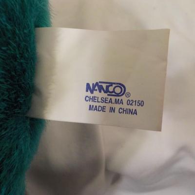 "Original Snowy the OWL by Gund, Blue Bear by Nanco.