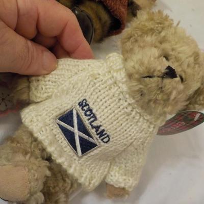 Boyd's Ivanna. bear, Bear Richer, both limited Boyds and Classic Scotland bear.