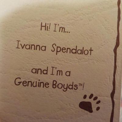 Boyd's Ivanna. bear, Bear Richer, both limited Boyds and Classic Scotland bear.