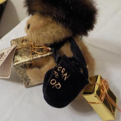 Boyd's Ivanna. bear, Bear Richer, both limited Boyds and Classic Scotland bear.