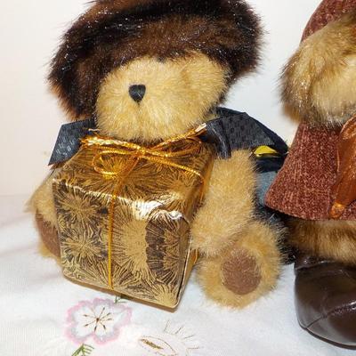 Boyd's Ivanna. bear, Bear Richer, both limited Boyds and Classic Scotland bear.