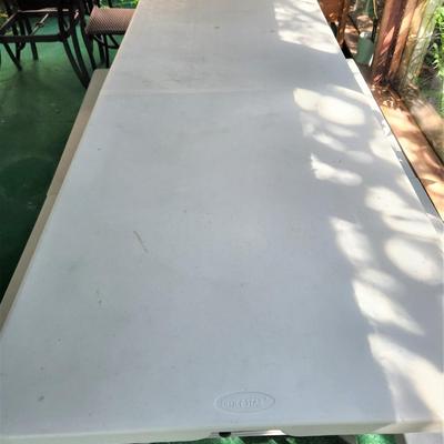 Lot #139  Outdoor Folding Table with 2 folding benches - Crawfish Boil!!!!!
