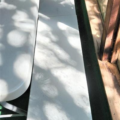 Lot #139  Outdoor Folding Table with 2 folding benches - Crawfish Boil!!!!!