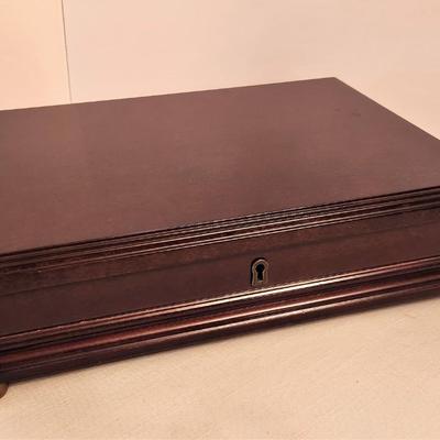 Lot #143  Bombay Company Stationary Box - locks with key
