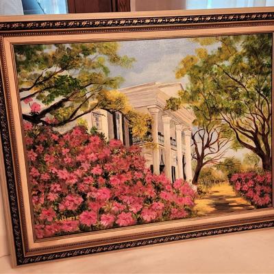 Lot #144 Original Painting "Stanton Hall, Natchez"