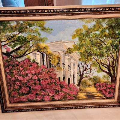 Lot #144 Original Painting "Stanton Hall, Natchez"
