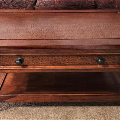 Lot #146  Contemporary Coffee Table with Drawer