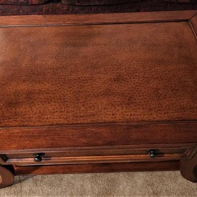 Lot #146  Contemporary Coffee Table with Drawer